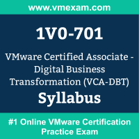 1V0-701 Dumps Questions, 1V0-701 PDF, VCA-DBT 2020 Exam Questions PDF, VMware 1V0-701 Dumps Free, VCA-DBT 2020 Official Cert Guide PDF