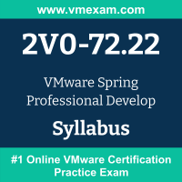 2V0-72.22 Dumps Questions, 2V0-72.22 PDF, Spring Professional Develop Exam Questions PDF, VMware 2V0-72.22 Dumps Free, Spring Professional Develop Official Cert Guide PDF