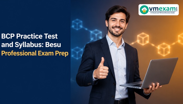 BCP practice test and syllabus cover for the Besu Certified Professional exam