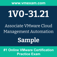 1V0-31.21 Braindumps, 1V0-31.21 Exam Dumps, 1V0-31.21 Examcollection, 1V0-31.21 Questions PDF, 1V0-31.21 Sample Questions, VCTA-CMA 2024 Dumps, Cloud Management and Automation 2024 Official Cert Guide PDF, VCTA-CMA 2024 VCE, VMware Cloud Management and Automation 2024 PDF