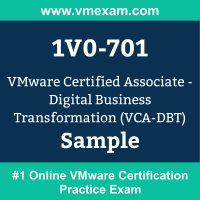 1V0-701 Braindumps, 1V0-701 Exam Dumps, 1V0-701 Examcollection, 1V0-701 Questions PDF, 1V0-701 Sample Questions, VCA-DBT 2020 Dumps, VCA-DBT 2020 Official Cert Guide PDF, VCA-DBT 2020 VCE