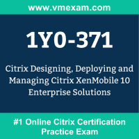 Designing Deploying and Managing Citrix XenMobile 10 1Y0-371 Exam Q&A PDF+SIM 