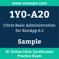 1Y0-A20 Braindumps, 1Y0-A20 Exam Dumps, 1Y0-A20 Examcollection, 1Y0-A20 Questions PDF, 1Y0-A20 Sample Questions, CCA - XenApp 6 Dumps, CCA - XenApp 6 Official Cert Guide PDF, CCA - XenApp 6 VCE