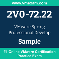 2V0-72.22 Braindumps, 2V0-72.22 Exam Dumps, 2V0-72.22 Examcollection, 2V0-72.22 Questions PDF, 2V0-72.22 Sample Questions, Spring Professional Develop Dumps, Spring Professional Develop Official Cert Guide PDF, Spring Professional Develop VCE