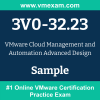 3V0-32.23 Braindumps, 3V0-32.23 Exam Dumps, 3V0-32.23 Examcollection, 3V0-32.23 Questions PDF, 3V0-32.23 Sample Questions, VCAP-CMA Design 2023 Dumps, VCAP-CMA Design 2023 Official Cert Guide PDF, VCAP-CMA Design 2023 VCE, VMware VCAP-CMA Design 2023 PDF
