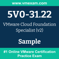 5V0-31.22 Braindumps, 5V0-31.22 Exam Dumps, 5V0-31.22 Examcollection, 5V0-31.22 Questions PDF, 5V0-31.22 Sample Questions, Cloud Foundation Specialist Dumps, Cloud Foundation Specialist Official Cert Guide PDF, Cloud Foundation Specialist VCE, VMware Cloud Foundation Specialist PDF