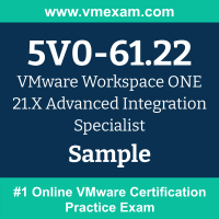 5V0-61.22 Braindumps, 5V0-61.22 Exam Dumps, 5V0-61.22 Examcollection, 5V0-61.22 Questions PDF, 5V0-61.22 Sample Questions, Workspace ONE 21.X Advanced Integration Specialist Dumps, Workspace ONE 21.X Advanced Integration Specialist Official Cert Guide PDF, Workspace ONE 21.X Advanced Integration Specialist VCE, VMware Workspace ONE 21.X Advanced Integration Specialist PDF