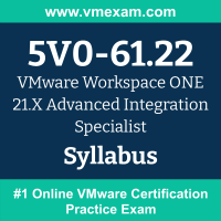 5V0-61.22 Dumps Questions, 5V0-61.22 PDF, Workspace ONE 21.X Advanced Integration Specialist Exam Questions PDF, VMware 5V0-61.22 Dumps Free, Workspace ONE 21.X Advanced Integration Specialist Official Cert Guide PDF, VMware Workspace ONE 21.X Advanced Integration Specialist Dumps, VMware Workspace ONE 21.X Advanced Integration Specialist PDF