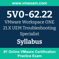 5V0-62.22 Dumps Questions, 5V0-62.22 PDF, Workspace ONE 21.X UEM Troubleshooting Specialist Exam Questions PDF, VMware 5V0-62.22 Dumps Free, Workspace ONE 21.X UEM Troubleshooting Specialist Official Cert Guide PDF, VMware Workspace ONE 21.X UEM Troubleshooting Specialist Dumps, VMware Workspace ONE 21.X UEM Troubleshooting Specialist PDF