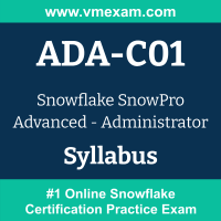 ADA-C01 Dumps Questions, ADA-C01 PDF, SnowPro Advanced - Administrator Exam Questions PDF, Snowflake ADA-C01 Dumps Free, SnowPro Advanced - Administrator Official Cert Guide PDF