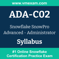 ADA-C02 Dumps Questions, ADA-C02 PDF, SnowPro Advanced - Administrator Exam Questions PDF, Snowflake ADA-C02 Dumps Free, SnowPro Advanced - Administrator Official Cert Guide PDF