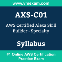 AXS-C01 Dumps Questions, AXS-C01 PDF, Alexa Skill Builder Specialty Exam Questions PDF, AWS AXS-C01 Dumps Free, Alexa Skill Builder Specialty Official Cert Guide PDF
