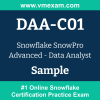 DAA-C01 Braindumps, DAA-C01 Exam Dumps, DAA-C01 Examcollection, DAA-C01 Questions PDF, DAA-C01 Sample Questions, SnowPro Advanced - Data Analyst Dumps, SnowPro Advanced - Data Analyst Official Cert Guide PDF, SnowPro Advanced - Data Analyst VCE