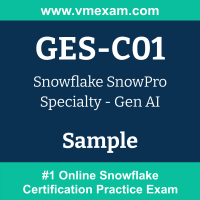 GES-C01 Braindumps, GES-C01 Exam Dumps, GES-C01 Examcollection, GES-C01 Questions PDF, GES-C01 Sample Questions, SnowPro Specialty - Gen AI Dumps, SnowPro Specialty - Gen AI Official Cert Guide PDF, SnowPro Specialty - Gen AI VCE, Snowflake SnowPro Specialty - Gen AI PDF
