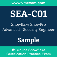 SEA-C01 Braindumps, SEA-C01 Exam Dumps, SEA-C01 Examcollection, SEA-C01 Questions PDF, SEA-C01 Sample Questions, SnowPro Advanced - Security Engineer Dumps, SnowPro Advanced - Security Engineer Official Cert Guide PDF, SnowPro Advanced - Security Engineer VCE, Snowflake SnowPro Advanced - Security Engineer PDF