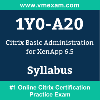1Y0-A20 Dumps Questions, 1Y0-A20 PDF, CCA - XenApp 6 Exam Questions PDF, Citrix 1Y0-A20 Dumps Free, CCA - XenApp 6 Official Cert Guide PDF