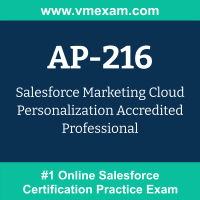 AP-216: Salesforce Marketing Cloud Personalization Accredited Professional
