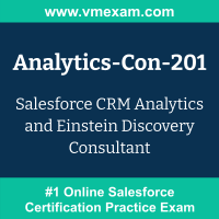 Analytics-Con-201: Salesforce CRM Analytics and Einstein Discovery Consultant Analytics-Con-201: Salesforce CRM Analytics and Einstein Discovery Consultant