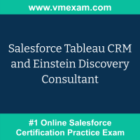 Salesforce Tableau CRM and Einstein Discovery Consultant Salesforce Tableau CRM and Einstein Discovery Consultant