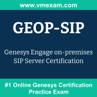GEOP-SIP: Genesys Engage on-premises SIP Server Certification GEOP-SIP: Genesys Engage on-premises SIP Server Certification