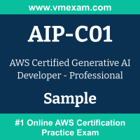 AIP-C01 Braindumps, AIP-C01 Exam Dumps, AIP-C01 Examcollection, AIP-C01 Questions PDF, AIP-C01 Sample Questions, Generative AI Developer Professional Dumps, Generative AI Developer Professional Official Cert Guide PDF, Generative AI Developer Professional VCE, AWS Generative AI Developer Professional PDF