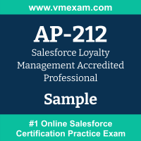 AP-212 Braindumps, AP-212 Exam Dumps, AP-212 Examcollection, AP-212 Questions PDF, AP-212 Sample Questions, Loyalty Management Dumps, Loyalty Management Official Cert Guide PDF, Loyalty Management VCE, Salesforce Loyalty Management PDF