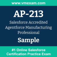AP-213 Braindumps, AP-213 Exam Dumps, AP-213 Examcollection, AP-213 Questions PDF, AP-213 Sample Questions, Agentforce Manufacturing Professional Dumps, Agentforce Manufacturing Professional Official Cert Guide PDF, Agentforce Manufacturing Professional VCE, Salesforce Agentforce Manufacturing Professional PDF