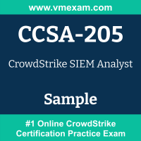 CCSA-205 Braindumps, CCSA-205 Exam Dumps, CCSA-205 Examcollection, CCSA-205 Questions PDF, CCSA-205 Sample Questions, SIEM Analyst Dumps, CCSA Official Cert Guide PDF, SIEM Analyst VCE, CrowdStrike CCSA PDF