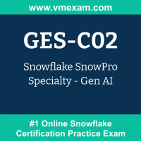 GES-C02 Braindumps, GES-C02 Dumps PDF, GES-C02 Dumps Questions, GES-C02 PDF, GES-C02 VCE, SnowPro Specialty - Gen AI Exam Questions PDF, SnowPro Specialty - Gen AI VCE, Snowflake SnowPro Specialty - Gen AI Dumps