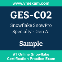GES-C02 Braindumps, GES-C02 Exam Dumps, GES-C02 Examcollection, GES-C02 Questions PDF, GES-C02 Sample Questions, SnowPro Specialty - Gen AI Dumps, SnowPro Specialty - Gen AI Official Cert Guide PDF, SnowPro Specialty - Gen AI VCE, Snowflake SnowPro Specialty - Gen AI PDF