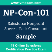 NP-Con-101 Braindumps, NP-Con-101 Exam Dumps, NP-Con-101 Examcollection, NP-Con-101 Questions PDF, NP-Con-101 Sample Questions, Nonprofit Success Pack Consultant Dumps, Nonprofit Success Pack Consultant Official Cert Guide PDF, Nonprofit Success Pack Consultant VCE, Salesforce Nonprofit Success Pack Consultant PDF