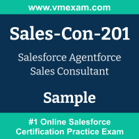 Sales-Con-201 Braindumps, Sales-Con-201 Exam Dumps, Sales-Con-201 Examcollection, Sales-Con-201 Questions PDF, Sales-Con-201 Sample Questions, Agentforce Sales Consultant Dumps, Agentforce Sales Consultant Official Cert Guide PDF, Agentforce Sales Consultant VCE, Salesforce Agentforce Sales Consultant PDF
