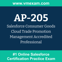 AP-205 Braindumps, AP-205 Dumps PDF, AP-205 Dumps Questions, AP-205 PDF, AP-205 VCE, Consumer Goods Cloud Trade Promotion Management Exam Questions PDF, Consumer Goods Cloud Trade Promotion Management VCE, Salesforce Consumer Goods Cloud Trade Promotion Management Dumps