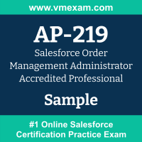 AP-219 Braindumps, AP-219 Exam Dumps, AP-219 Examcollection, AP-219 Questions PDF, AP-219 Sample Questions, Order Management Administrator Dumps, Order Management Administrator Official Cert Guide PDF, Order Management Administrator VCE, Salesforce Order Management Administrator PDF