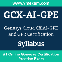 GCX-AI-GPE Dumps Questions, GCX-AI-GPE PDF, Cloud CX AI-GPE and GPR Exam Questions PDF, Genesys GCX-AI-GPE Dumps Free, Cloud CX AI-GPE and GPR Official Cert Guide PDF